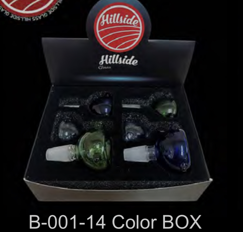 Hillside Glass Color Bubble Bowel 6pk