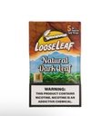LOOSELEAF NATURAL DARK LEAF WRAPS.  8-5 packs (40 count)